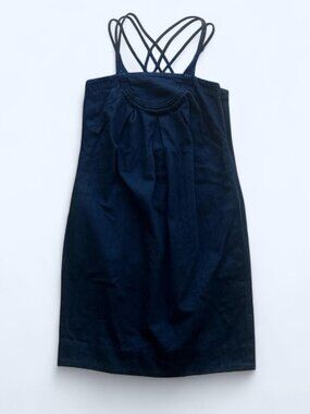 Armani Exchange dark blue denim mini dress size xs